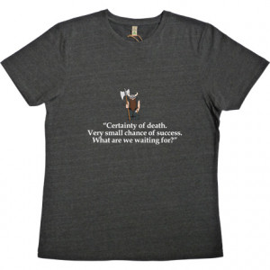 Certainty of Death Quote Black 100% Recycled Men's T-Shirt. Certainty ...