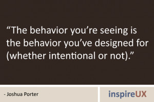 The behavior you’re seeing is the behavior you’ve designed for ...