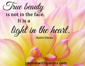Beauty Light The Heart Quotes Home About