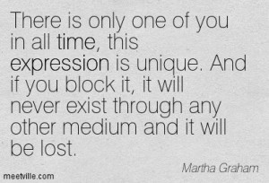 Martha Graham dance quote