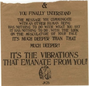 Ram Dass vibrations Be Here Now