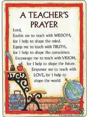 Great Teacher Prayer