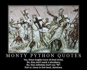 Photo Gallery of the Funny Monty Python Quotes Making You Laugh