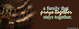 Family That Prays Together Stays Cover