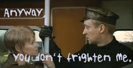 Clarisse is not afraid of Montag