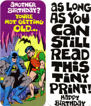 Batman Birthday Card Batman birthday card