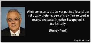 When community action was put into federal law in the early sixties as ...