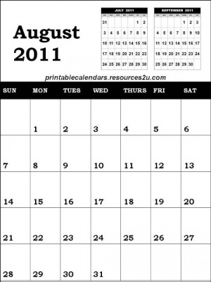 Printable Calendars with quotes or sayings: for 2011 Calendars
