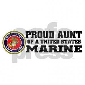 marine_proud_aunt_bumper_sticker.jpg?color=White&height=460&width=460 ...