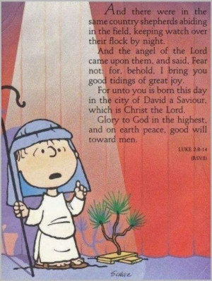 Linus Van Pelt on the Meaning of Christmas