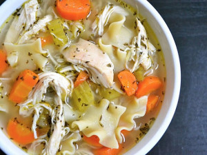 Chicken Noodle Soup from scratch