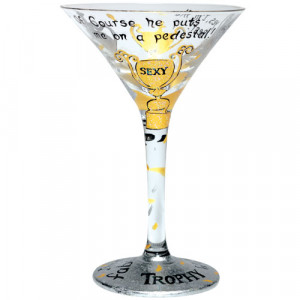 Trophy Wife Martini Glass By Lolita