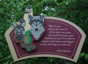 ... Animal Quote Photograph - Chief Seattle Animal Quote Fine Art Print