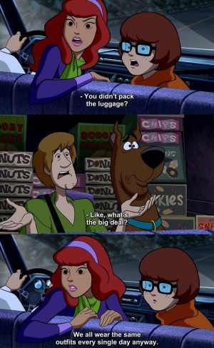 ... Fact The Gang Wears The Same Outfits Every Day On Scooby-Doo
