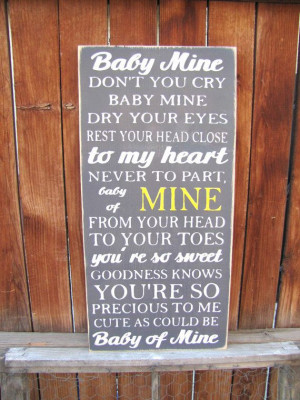 Baby Mine Dumbo - Sang this for a voice recital in high school. Would ...
