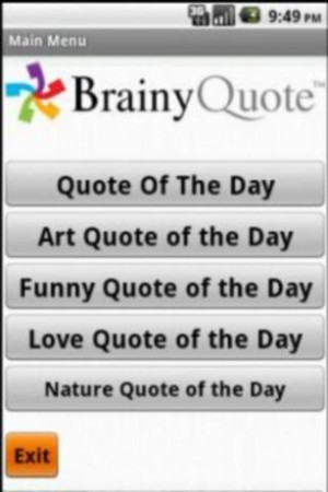 Brainy Quotes Screenshot 1