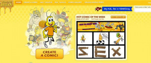 cheerios site posts graphic honey bee comic