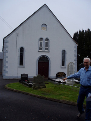 Lionel Nebeker at the Vinecash Presbyterian Church in Ballintaggart ...