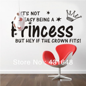 ... Not Easy Being A Princess But Hey If The Crown Fits - Baby Quote