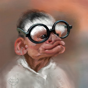 Funny Monkeys With Glasses (17)