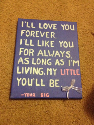 ... Big And Little Quotes Sorority, Big Little Canvas Ideas, Big Lil