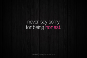 Being Honest