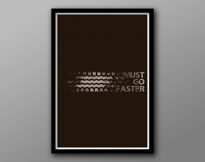 The Great Escape // Jurassic Park Movie Quote Poster // 'Must Go ...
