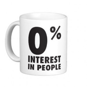 ... ... In People - Funny Anti-Social Shirt Classic White Coffee Mug