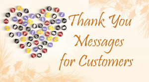 Customers Thank you Messages