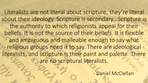 There Are No Scriptural Literalists