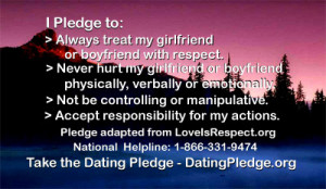 Dating Pledge Cards
