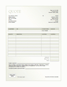 Download Quotation Template