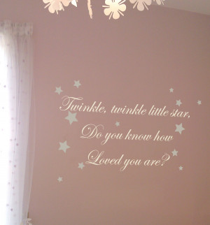 Twinkle Twinkle Little Star Wall Quote by Nutmeg Wall Art Stickers at ...