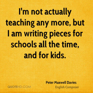 Peter Maxwell Davies Quotes