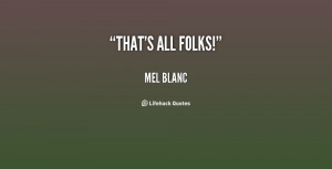 Quote That 39 s All Folks