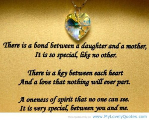 There Is A Bond Between A Daughter And A Mother It Is So Special ...