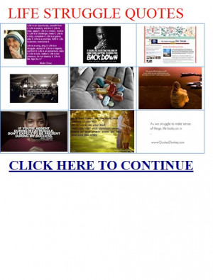 life struggle quotes – End the