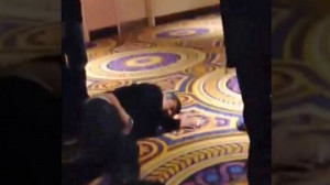 George Lopez passed out drunk on casino floor