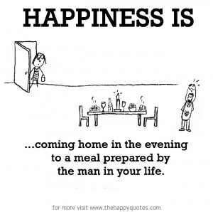 Happiness is, coming home in the evening. - The Happy Quotes ...