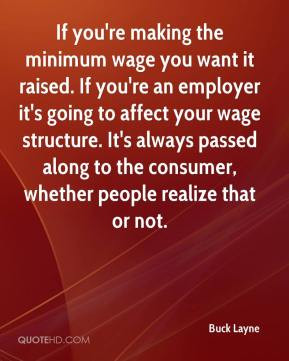 Minimum wage Quotes