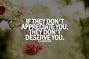 everyone deserves to feel appreciated