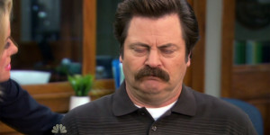 Leslie Knope tortures Ron Swanson picture5