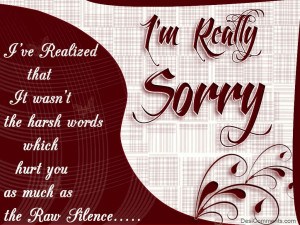 am sorry quotes