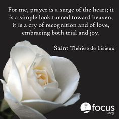St. Therese!! My confirmation saint!!!!! More