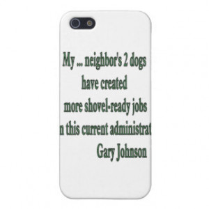 Shovel-ready Jobs Quote Case For iPhone 5
