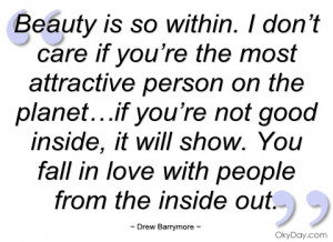 beauty is so within drew barrymore