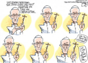 Cartoons of the day: Pope Francis interview