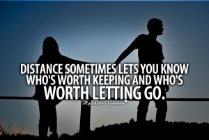 distance love quote