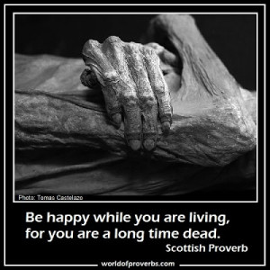 Scottish Proverb, super creepy picture