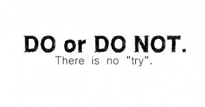 DO or DO NOT.